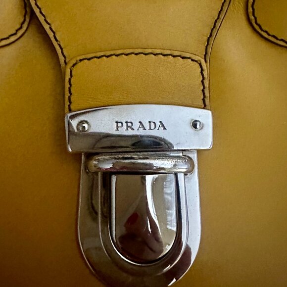 Prada Yellow Shoulder Bag - Picture 5 of 7